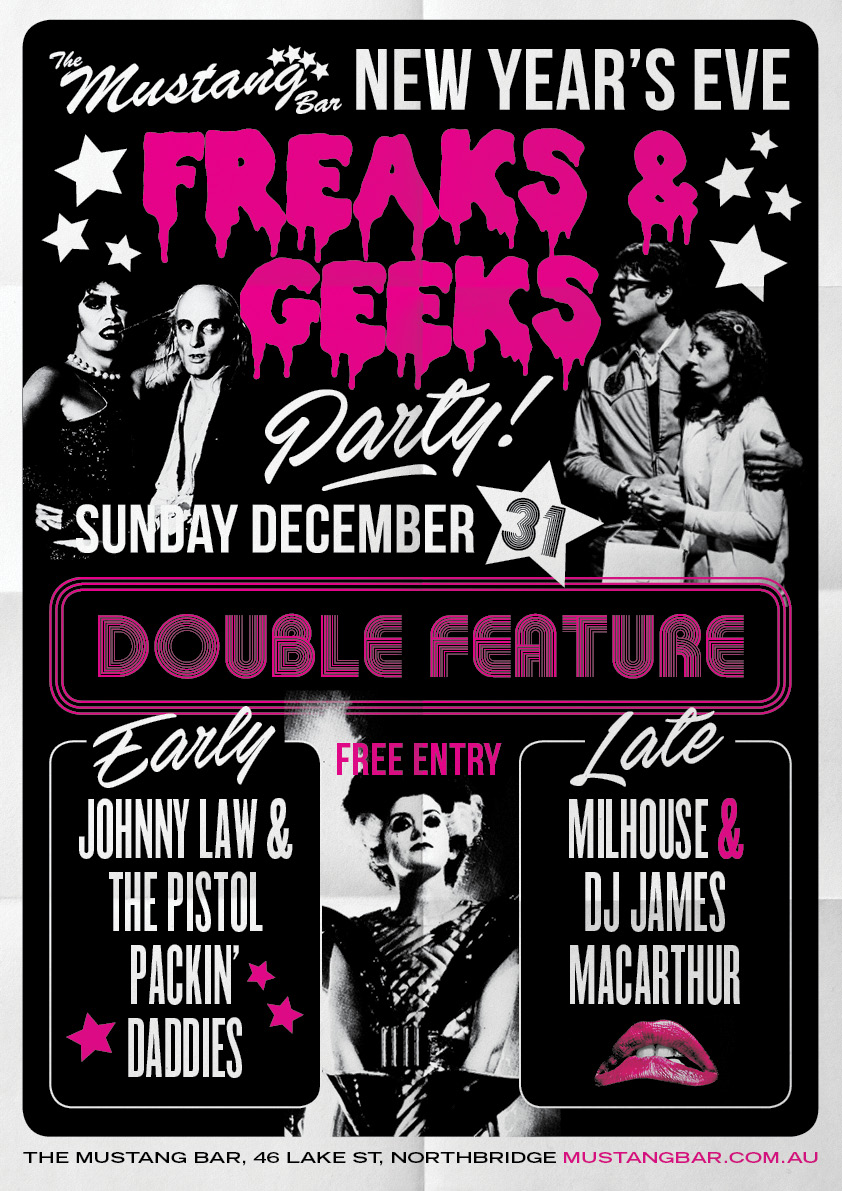 New Year’s Eve Freaks & Geeks!