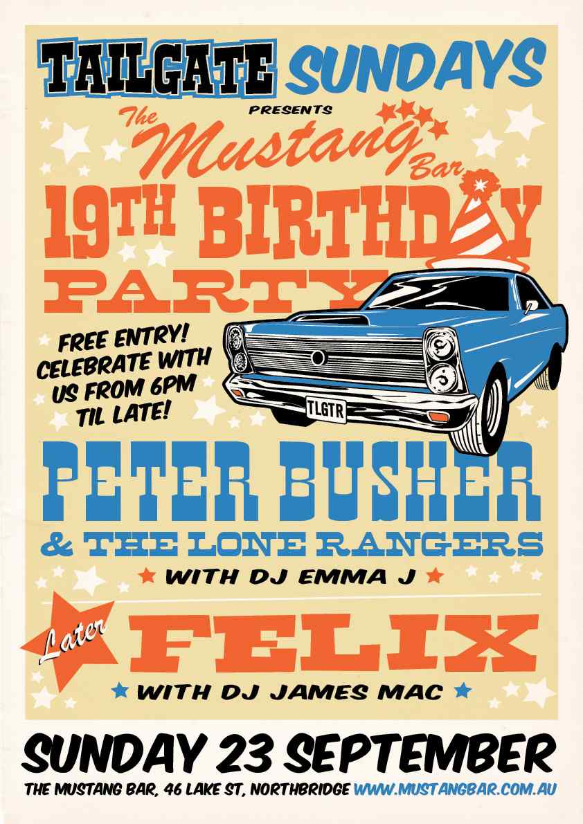 The Mustang Bar’s 19th Birthday Celebrations!